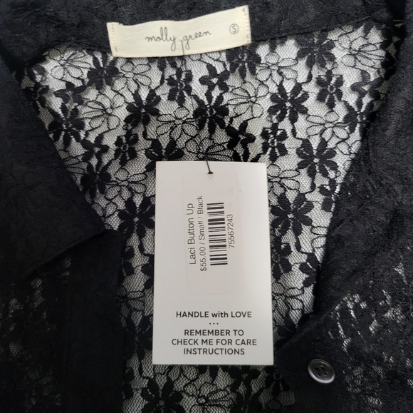 Lace button up shirt - Picture 3 of 3